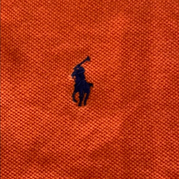 Men’s Orange Ralph Lauren Polo Size XL - Picture 3 of 4